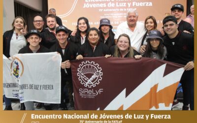 El Sindicato Regional participó del Encuentro Nacional de Jóvenes de Luz y Fuerza