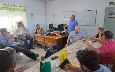 Máximo Brizuela visitó los sectores de trabajo de la Central Reolín