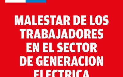 Malestar de los trabajadores en el sector de generación eléctrica