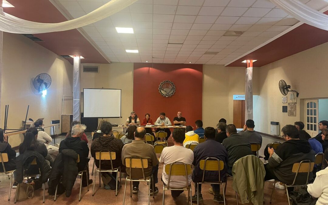 Asamblea gremial en Villa Carlos Paz