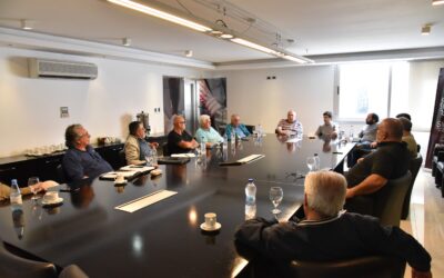 Reunión junto a jubilados de la Central Nuclear Embalse