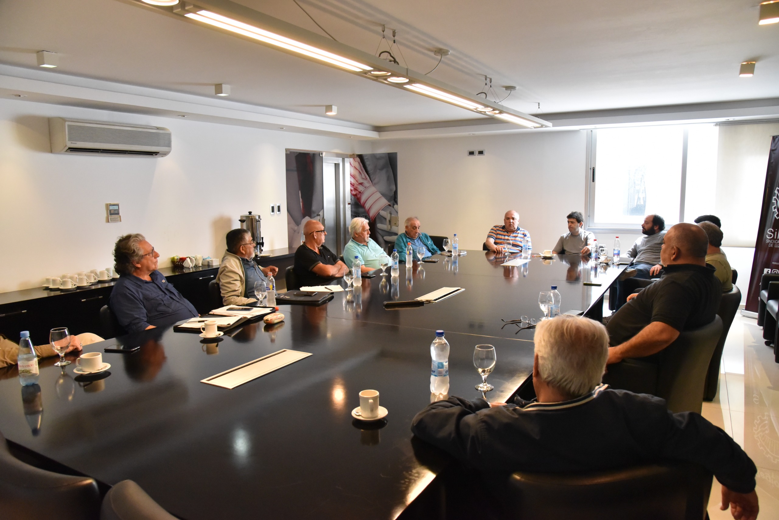 Reunión junto a jubilados de la Central Nuclear Embalse