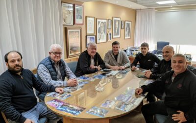 Máximo Brizuela y Guillermo Moser reunidos por tema NASA