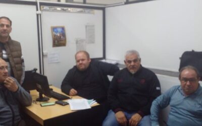 Gestión gremial para la Cooperativa de La Para y visita de los compañeros de Dean Funes