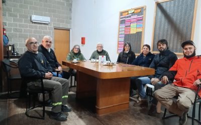 La Secretaría Gremial visitó la Cooperativa de Agua de Oro para avanzar en la mejora de servicios y condiciones laborales